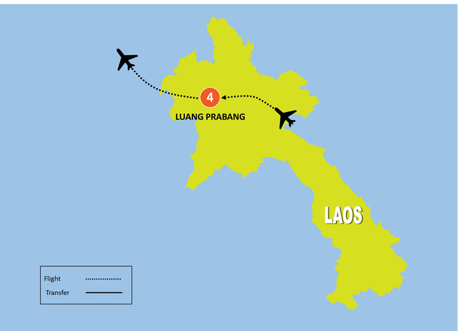 tourhub | Tweet World Travel | 5-Day Cultural Luang Prabang | Tour Map